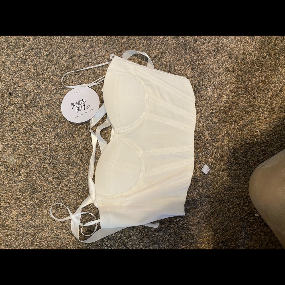 White corset top princess Polly